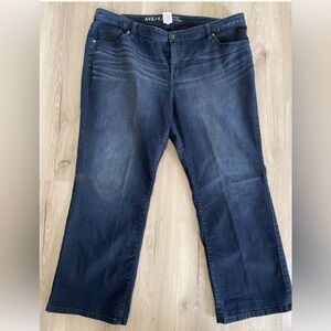 Ava & Viv Women’s Sz 24W Boot Cut Denim Medium Blue 5-Pocket Blue Jeans